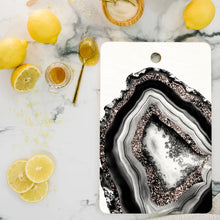 Load image into Gallery viewer, Agate Rose Gold Cutting Board