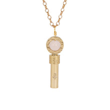 Load image into Gallery viewer, Matte Rose Quartz Intention Necklace