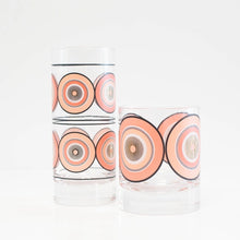 Load image into Gallery viewer, Pink Circles Drinking Glass