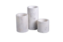 Load image into Gallery viewer, Marble Tealight Holders Set of 3
