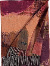 Load image into Gallery viewer, Painted Circles Scarf  Magenta