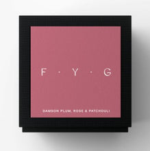 Load image into Gallery viewer, FYG Damson Plum, Rose & Patchouli Candle