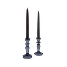 Load image into Gallery viewer, Boho Glass Candlestick  Blue
