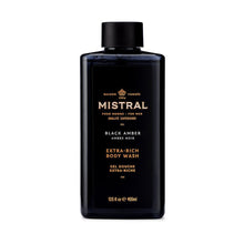 Load image into Gallery viewer, MISTRAL BLACK AMBER BODY WASH