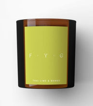 Load image into Gallery viewer, FYG Lime, Basil &amp; Mandarin Candle
