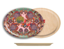 Load image into Gallery viewer, Paisley Floral Oval Tray