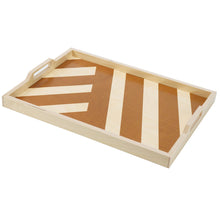 Load image into Gallery viewer, OLIVE STRIPE SERVING TRAY
