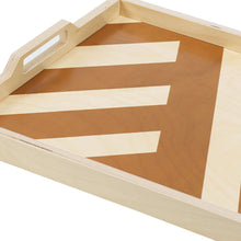 Load image into Gallery viewer, OLIVE STRIPE SERVING TRAY