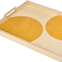 Load image into Gallery viewer, YELLOW DOT SERVING TRAY