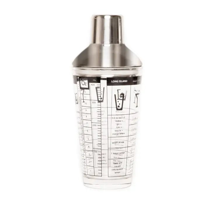 The Master Mix Cocktail Shaker  Silver
