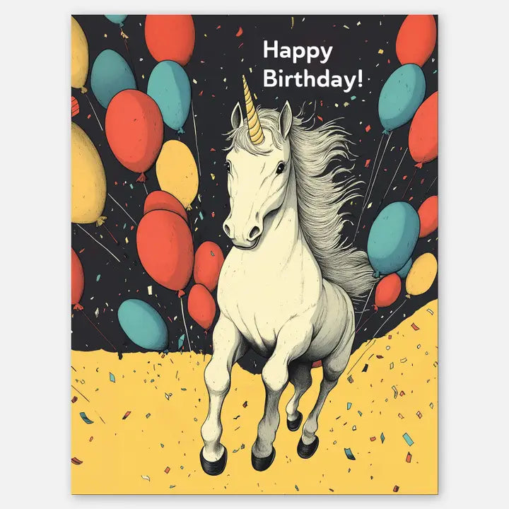 Unicorn Party -  Greeting Card