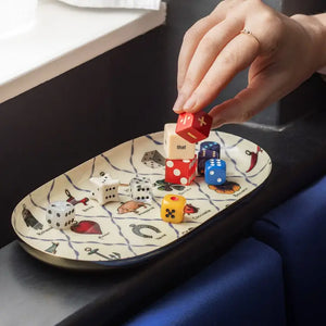 Enamel Printed Charms Tray