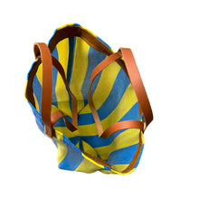 Load image into Gallery viewer, Yellow and Blue Standard Market Bag
