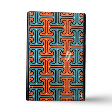 Load image into Gallery viewer, Geometric Orange Blue Wooden Matchbox
