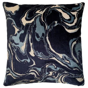 Kiran Throw Pillow  Indigo