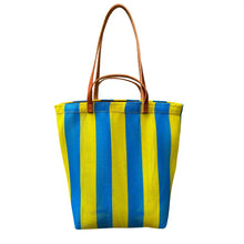 Load image into Gallery viewer, Yellow and Blue Standard Market Bag
