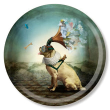 Load image into Gallery viewer, Flower Pup Round Tray
