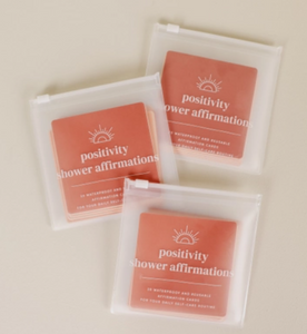 Shower Affirmation Cards  Positivity