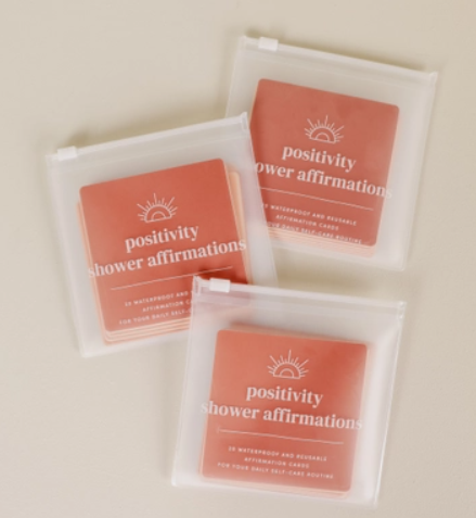 Shower Affirmation Cards  Positivity