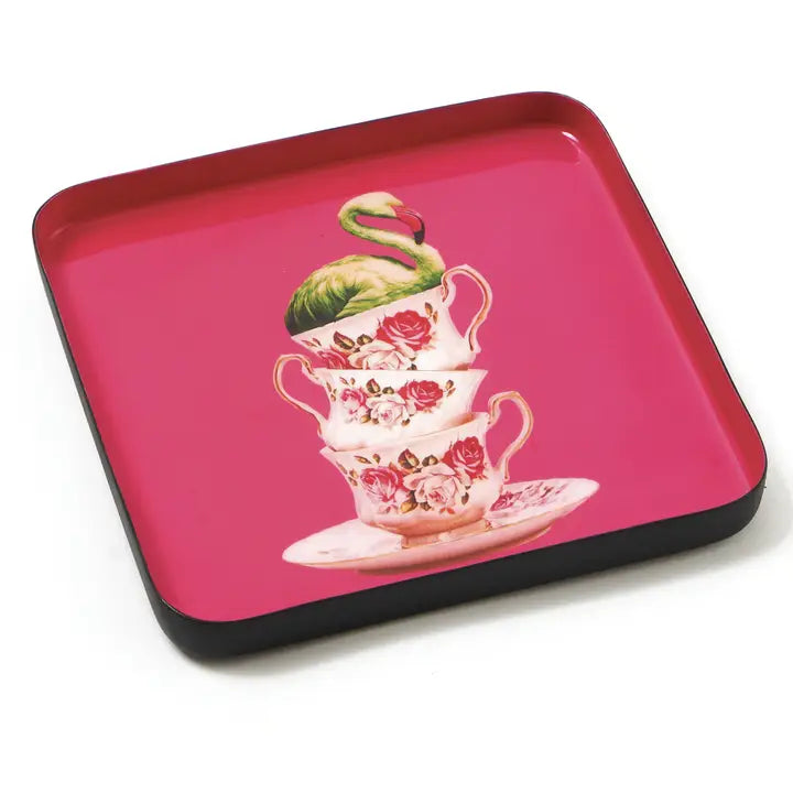 FlamingTea Trinket Tray Catchall