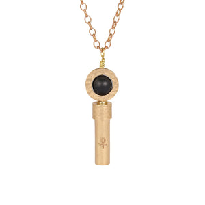 Matte Black Onyx Wish & Intention Necklace