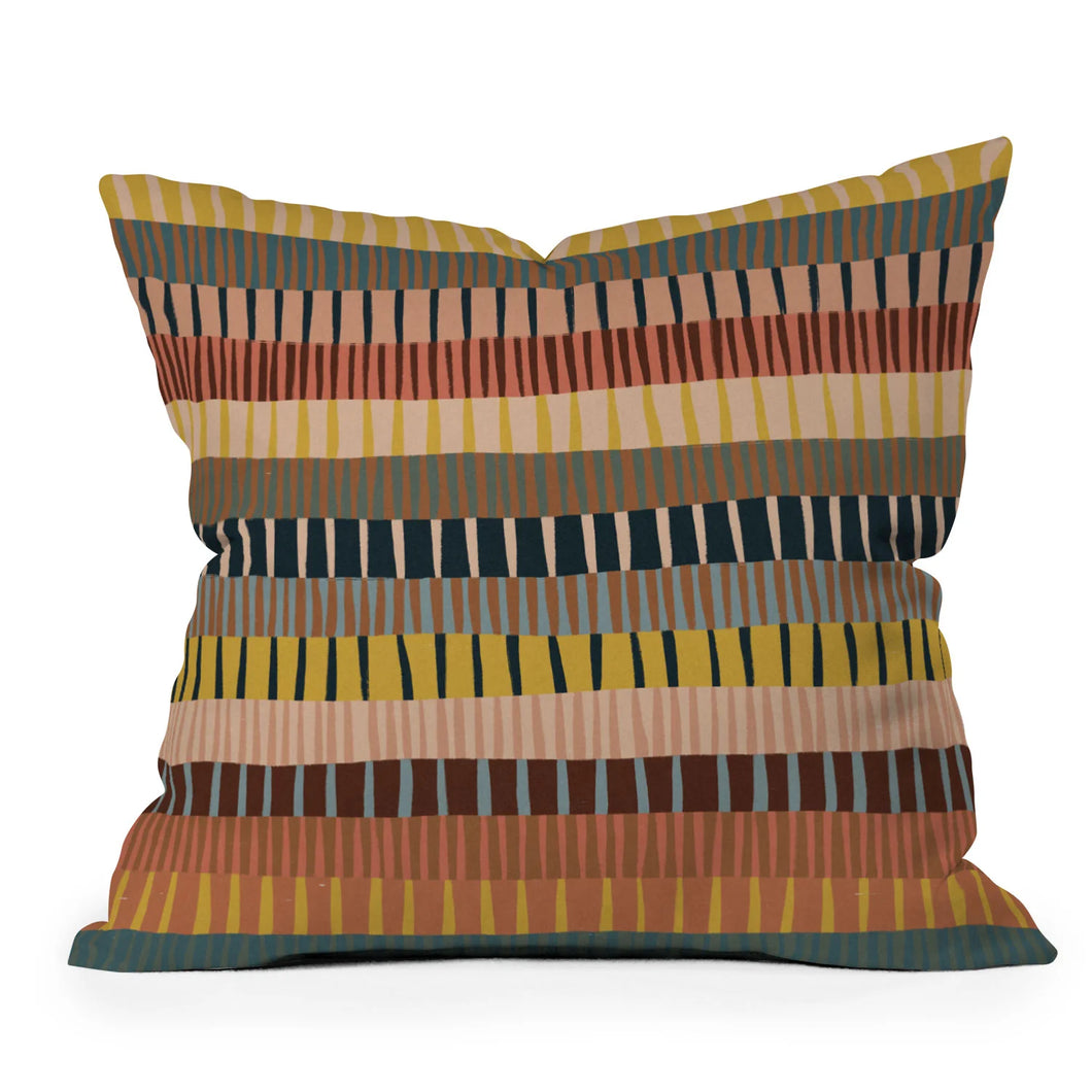 Colorful Plaid Pillow