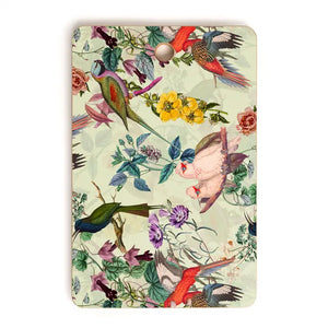 Floral and Birds Cutting Board  Rectangle