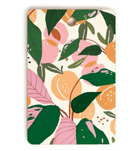 Load image into Gallery viewer, Oranges and Peach Garden Cutting Board
