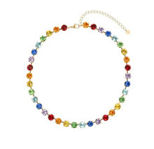 Load image into Gallery viewer, Carolina Rainbow Tennis Necklace  (On Reorder!!)
