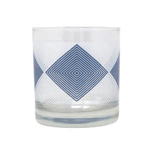 Load image into Gallery viewer, Hypnotic Blue Diamond Rocks Drinking Glass
