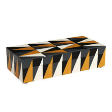 Load image into Gallery viewer, Resin Inlay Box  SM Tobacco Grey Black
