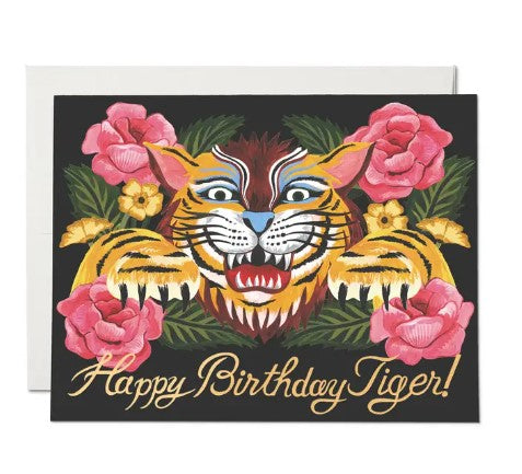 Tiger Roar Birthday Greeting Card