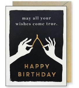 Wishbone Birthday Greeting Card