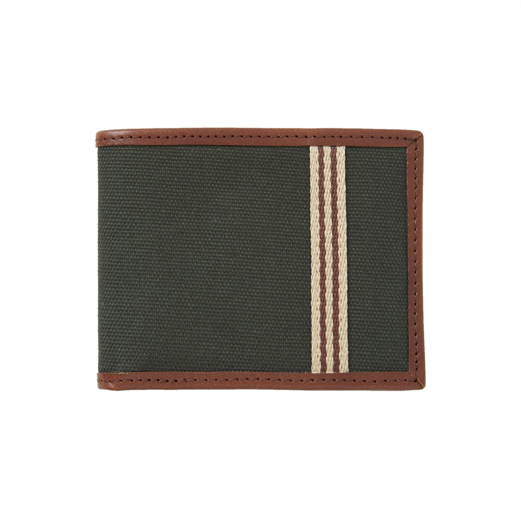 Billfold Wallet Canvas Hunter Green