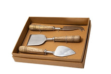 Load image into Gallery viewer, Mango Wood Cheese Set
