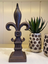 Load image into Gallery viewer, Tall Cast Iron Fleur de Lys
