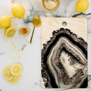 Agate Rose Gold Cutting Board