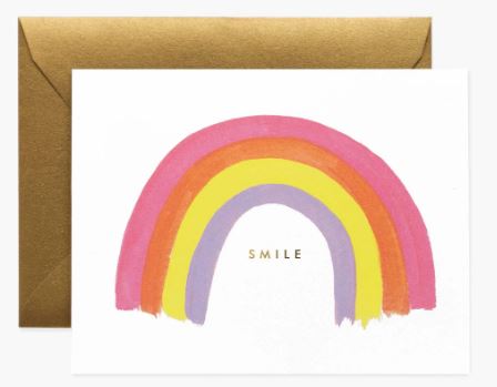 Smile Rainbow Greeting Card