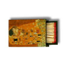 Load image into Gallery viewer, Klimt The Kiss  Wooden Matchbox
