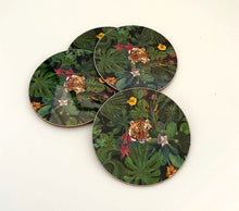 Load image into Gallery viewer, Jungle Tiger Coasters  Set Of Four

