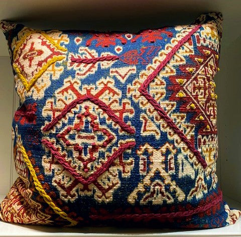 Embroidered Jacquard Pillow