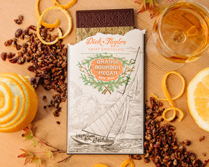 Dick Taylor Orange Bourbon Pecan Dark Chocolate