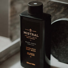 Load image into Gallery viewer, MISTRAL BLACK AMBER BODY WASH

