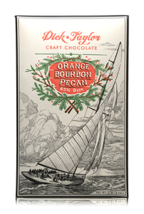 Dick Taylor Orange Bourbon Pecan Dark Chocolate