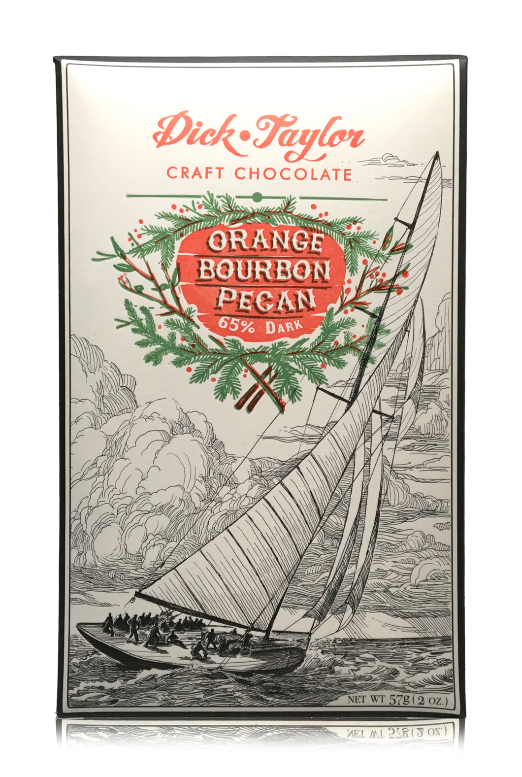 Dick Taylor Orange Bourbon Pecan Dark Chocolate