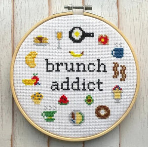 Brunch Addict  Cross Stitch Kit