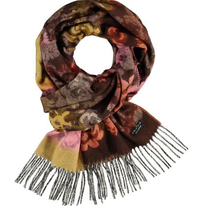 Early Bloom Oversized Scarf  Tiger's Eye