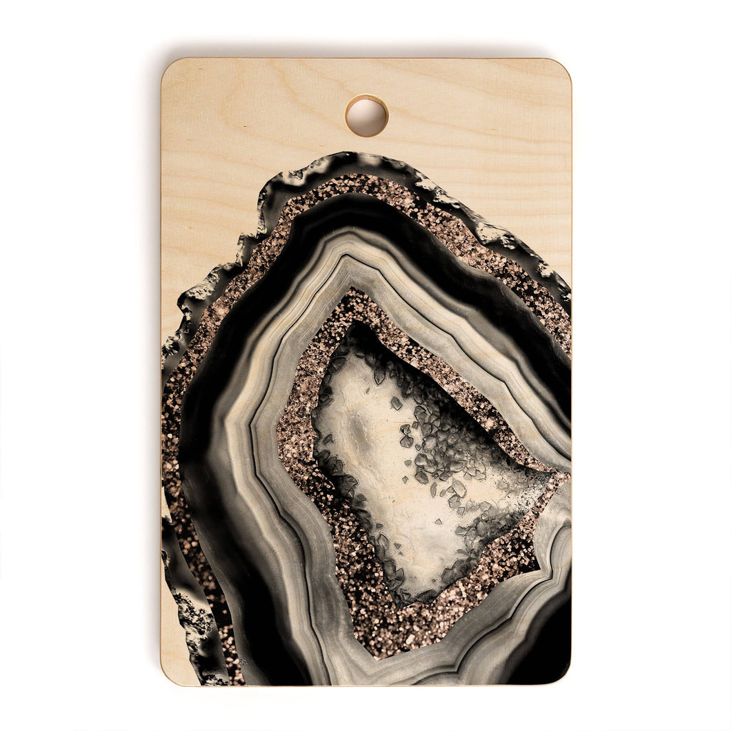 Agate Rose Gold Cutting Board