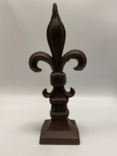 Load image into Gallery viewer, Tall Cast Iron Fleur de Lys
