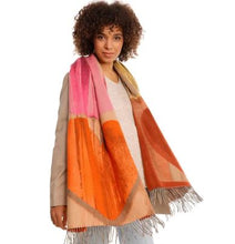 Load image into Gallery viewer, Brushstroke Hearts Oversized  Scarf
